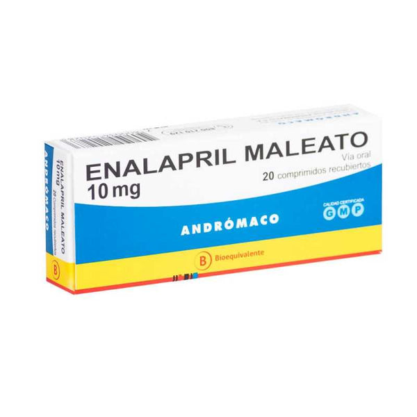 Enalapril 10mg x 20 Comprimidos