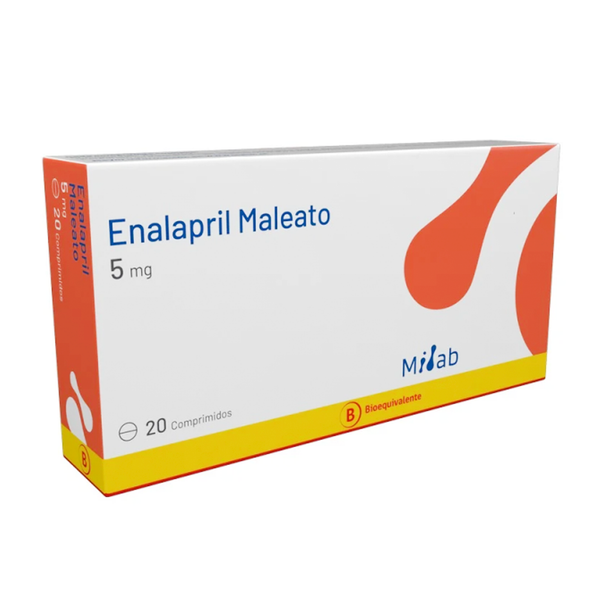 Enalapril 5mg x 20 Comprimidos - MINTLAB - Farmacias San Martín