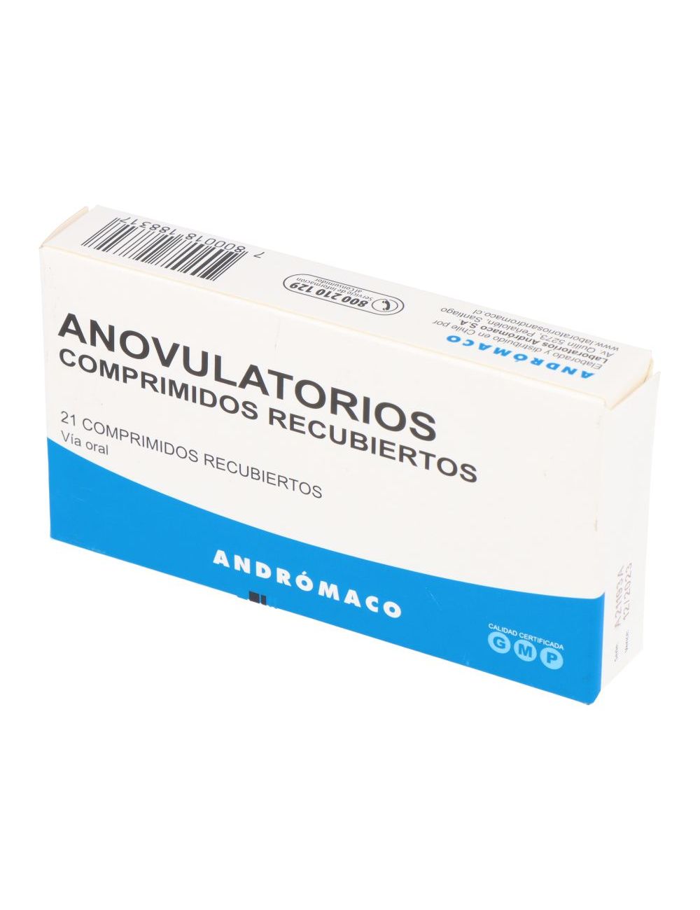 Anovulatorios X 21 Comprimidos Recubiertos - Andromaco