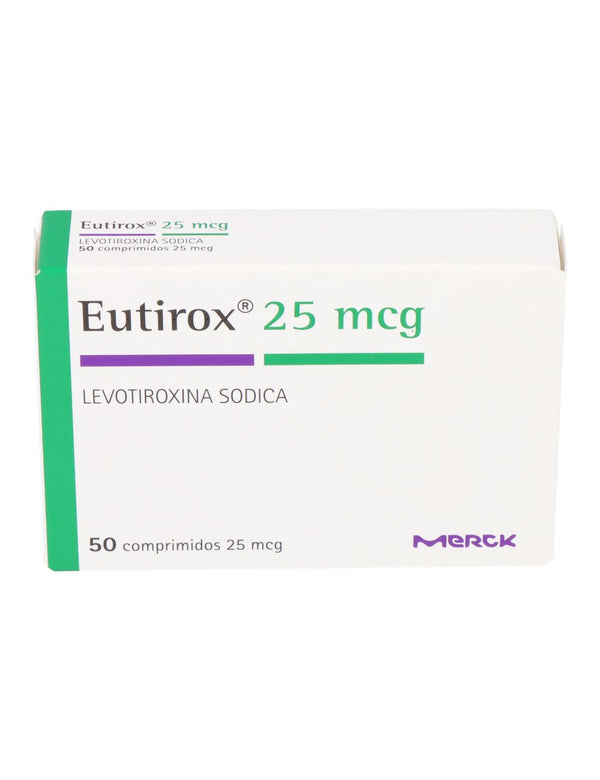 Eutirox 25mcg x 50 Comprimidos