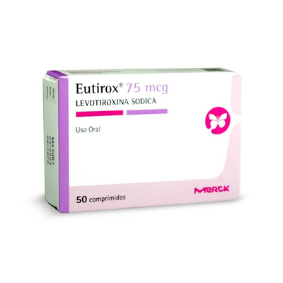 EUTIROX COM 75 MCG X 50