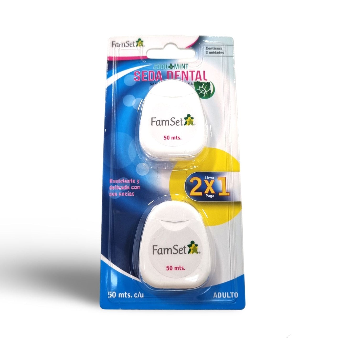 Imagen del producto Familyset Pack Seda Dental Cool Mint x2un de FAMILY SET