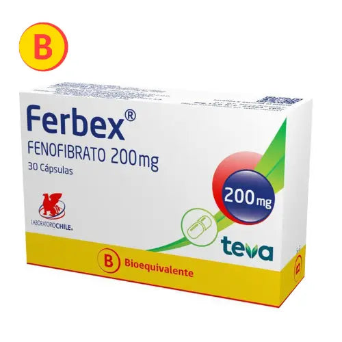 Ferbex Cap 200 mg x 30 - CHILE - Farmacias San Martín