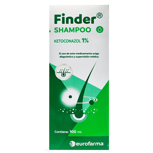 Imagen del producto Finder 1% Shampoo x100 mL de EUROFARMA