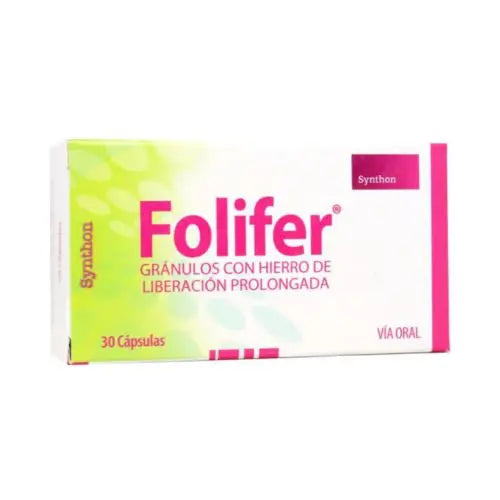Folifer Cap x 30 - CHILE - Farmacias San Martín
