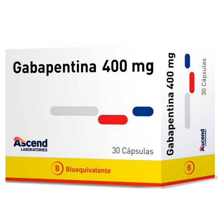 Gabapentina 400mg x 30 Capsukas - ASCEND - Farmacias San Martín
