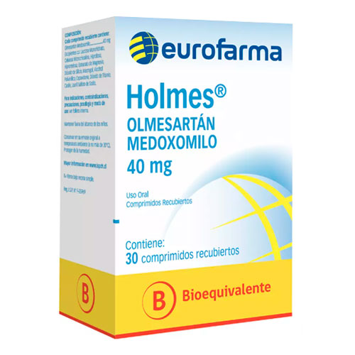 Imagen del producto Holmes 40 mg x30 comp. recub. de EUROFARMA
