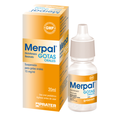 Imagen del producto Merpal Gotas 15 mg/mL Gotas Orales 20 mL de PRATER