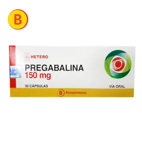 Imagen del producto Pregabalina 150 mg x30 cáps. de HETERO