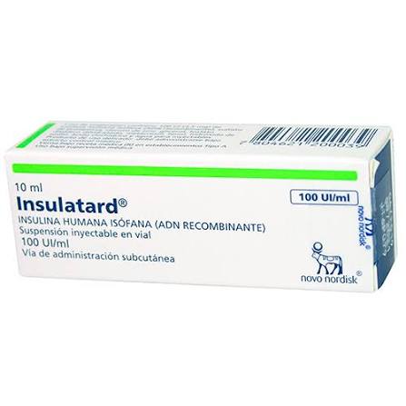 Imagen del producto Insulatard 100 UI/mL Ampolla 10 mL de NOVO NORDISK