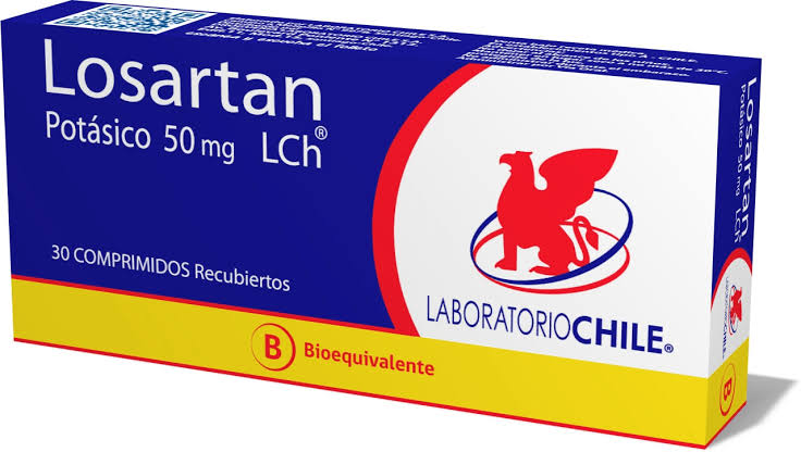 Losartan 50Mg X 30 Comprimidos Recubiertos - Chile