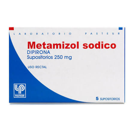 Imagen del producto Metamizol 250 mg x5 Supositorios de PASTEUR