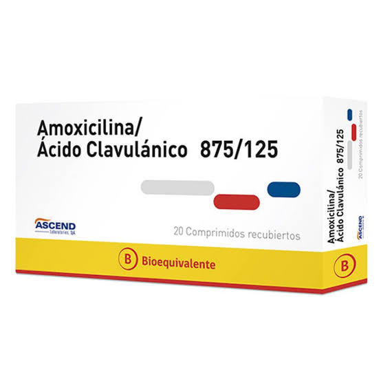 Imagen del producto Amoxicilina + Ac Clavulanico 875/125 mg x20 comp. recub. de ASCEND