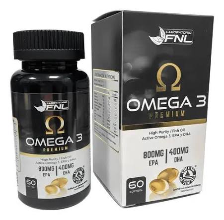 Omega 3 Premium Fnl 800/400mg x 60 - FNL - Farmacias San Martín