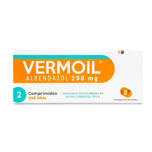 Vermoil 200mg x 2 Comprimidos