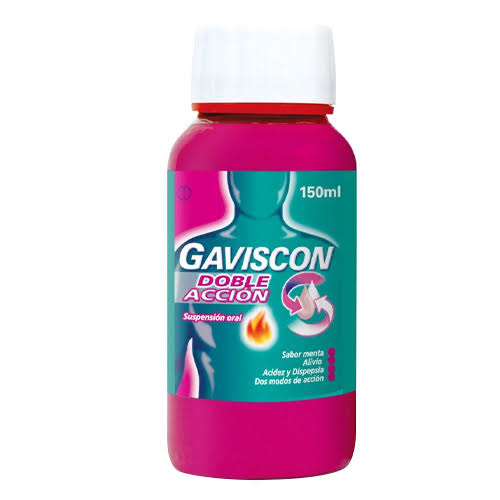 Gaviscon Doble Accion Susp Oral 150ml - RECKITT BENCKISER - Farmacias San Martín