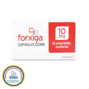CENABAST - FORXIGA 10MG X 28 COMPRIMIDOS RECUBIERTOS
