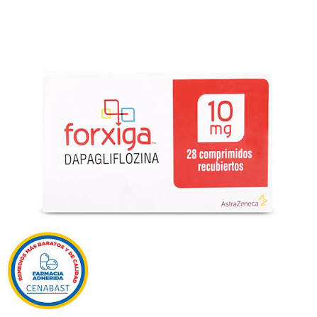 CENABAST - FORXIGA 10MG X 28 COMPRIMIDOS RECUBIERTOS