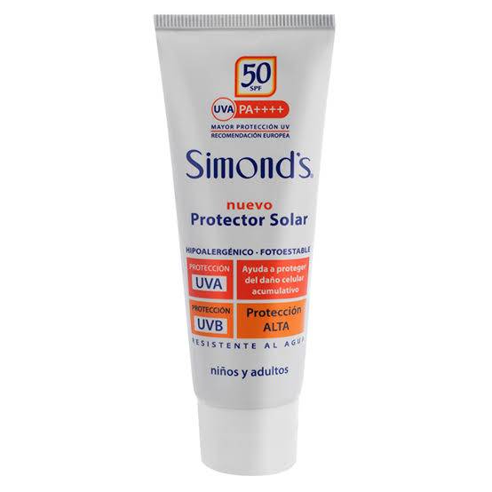 Simonds Protector Solar 50fps 50ml - SIMONDS - Farmacias San Martín