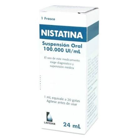 Nistatina 100.000Ui/Ml Suspension Oral 24Ml - Lafedar