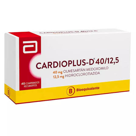 Imagen del producto Cardioplus D 40/12.5 mg x40 comp. recub. de ABBOTT