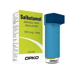 Salbutamol 100mcg / Dosis Aerosol Inhalacion 200 Dosis