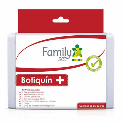 BOTIQUIN KIT PRIMEROS AUXILIOS 25 PCS