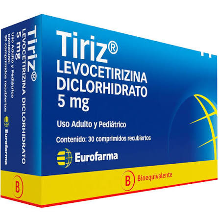 Imagen del producto Tiriz 5 mg x30 comp. recub. de EUROFARMA