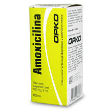 Amoxicilina 500mg/5ml Suspension Oral 60ml - OPKO - Farmacias San Martín