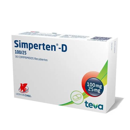 Simperten-d 100/25 x 30 Comprimidos