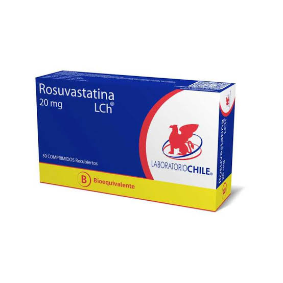 Rosuvastatina 20Mg X 20 Comprimidos Recubiertos - Chile