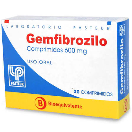 Gemfibrozilo 600mg x 30 Comprimidos