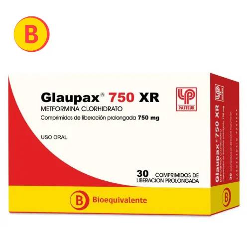 Glaupax Xr 750Mg C 30 Comprimidos Lib Prolong - Pasteur