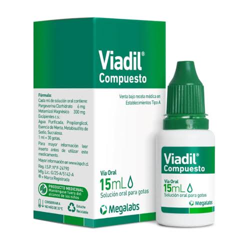 Viadil Compuesto Gotas Orales 15ml - MEGALABS - Farmacias San Martín