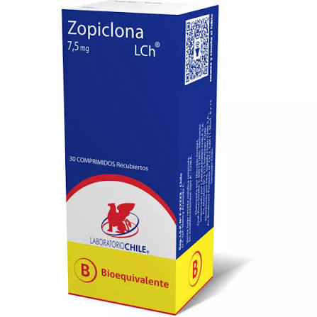 Imagen del producto Zopiclona 7.5 mg x30 comp. recub. de CHILE