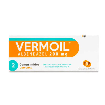 Vermoil 200Mg X 2 Comprimidos - Fqp