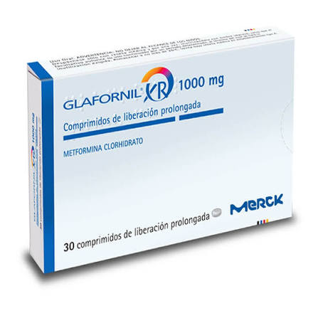Glafornil Xr 1000mg x 30 Comprimidos Lib Prolong - MERCK - Farmacias San Martín