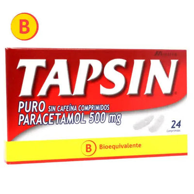 Tapsin Puro Com 500 Mg X 24 (Be) - Farmacia