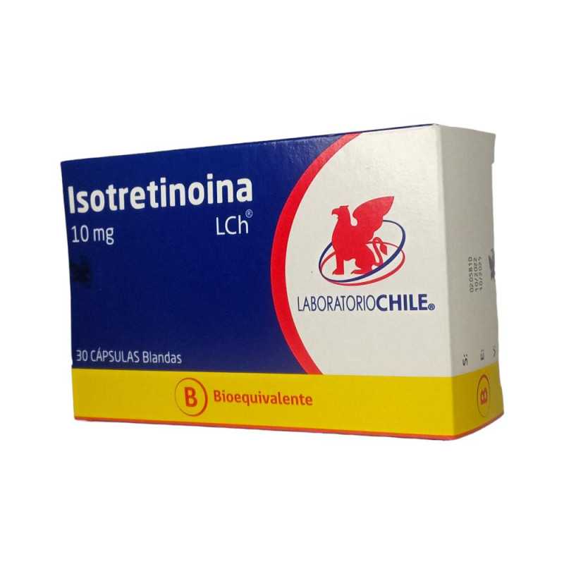 Isotretinoina 10mg x 30 Capsulas Blandas - CHILE - Farmacias San Martín