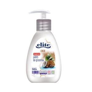 Jabon Liquido Glicerina Coco 340ml - ELITE - Farmacias San Martín