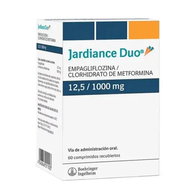 JARDIANCE DUO COM 12.5/1000 MG X 60