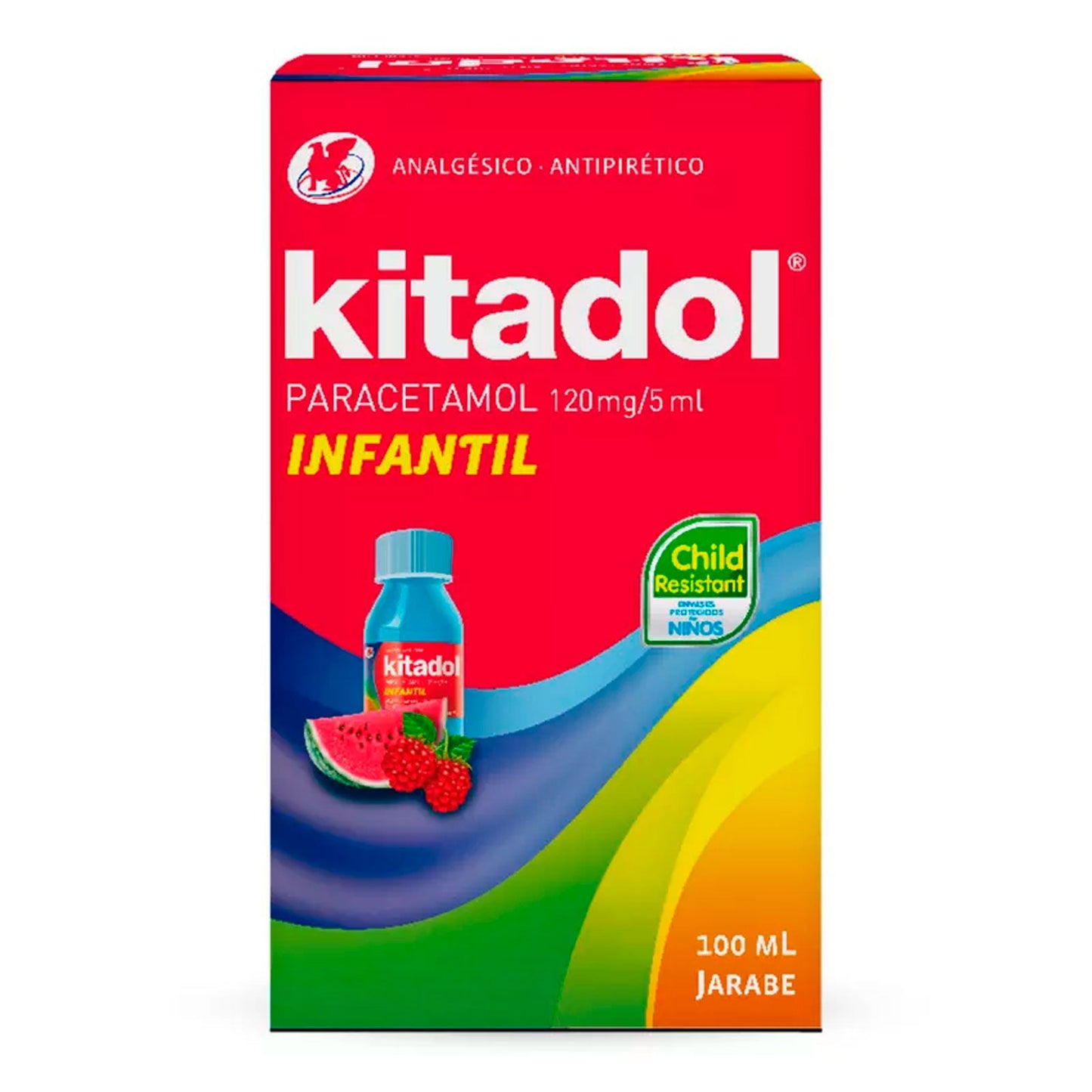 Kitadol 120mg/5ml Jarabe 100ml - TEVA - Farmacias San Martín
