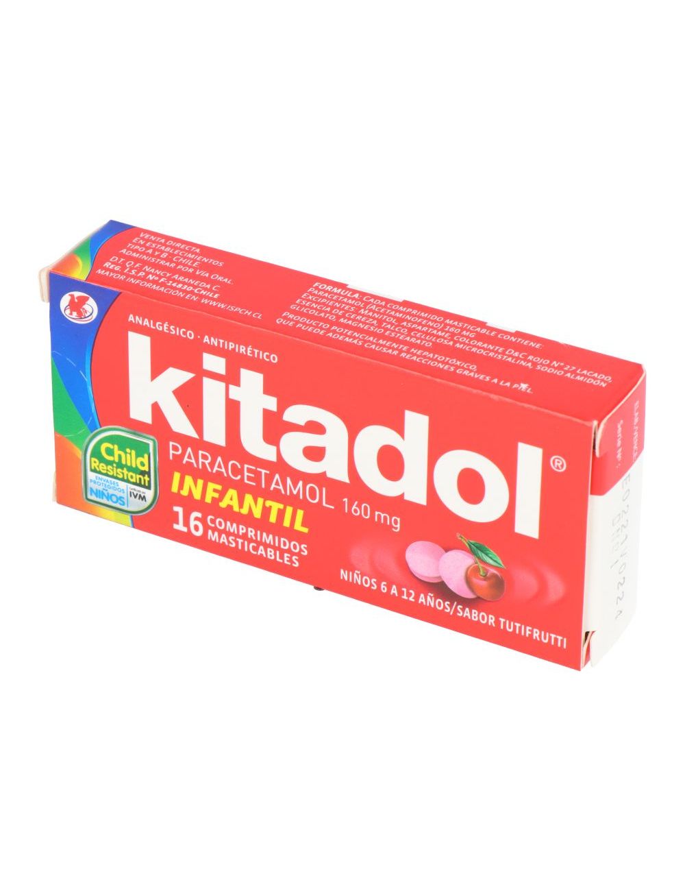 Kitadol Infantil Com 160 Mg X 16 - Farmacia