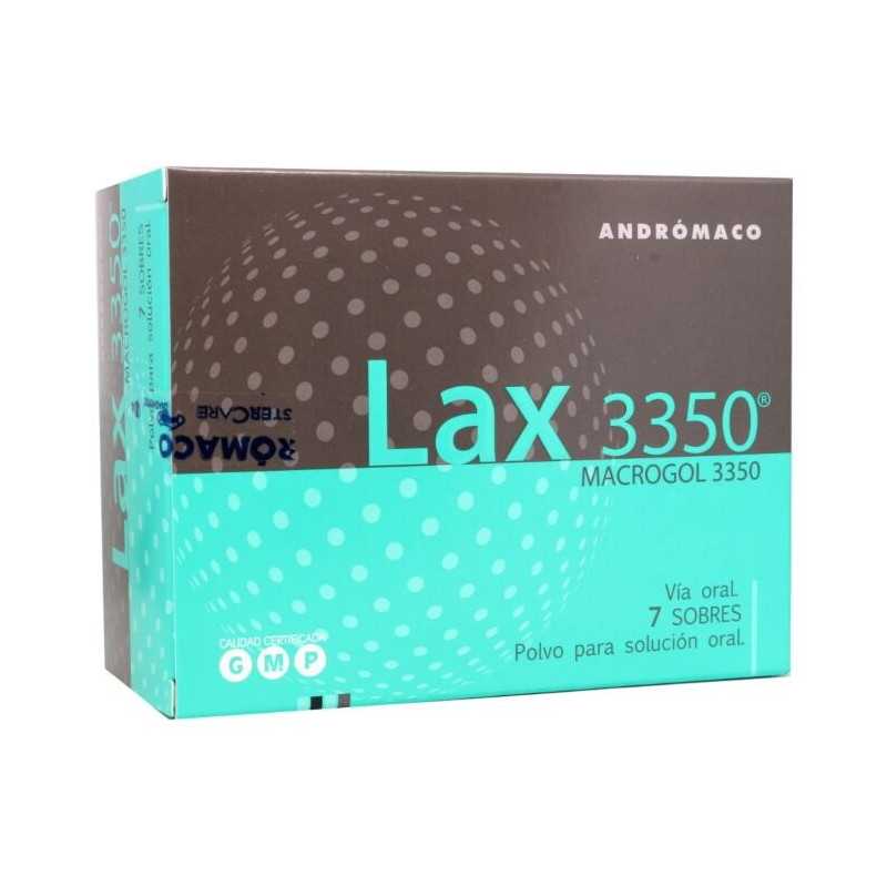 Lax 3350 Polvo Solucion Oral 17gr x 7 Sobres - ANDROMACO - Farmacias San Martín