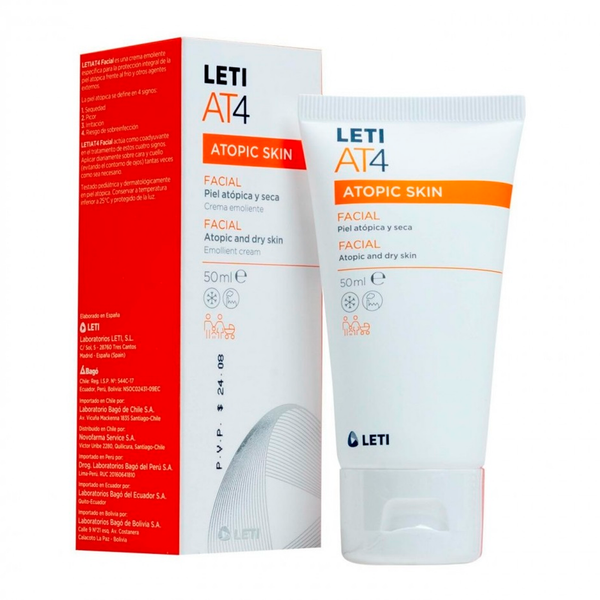 Crema Facial Leti At4 x 50 ml