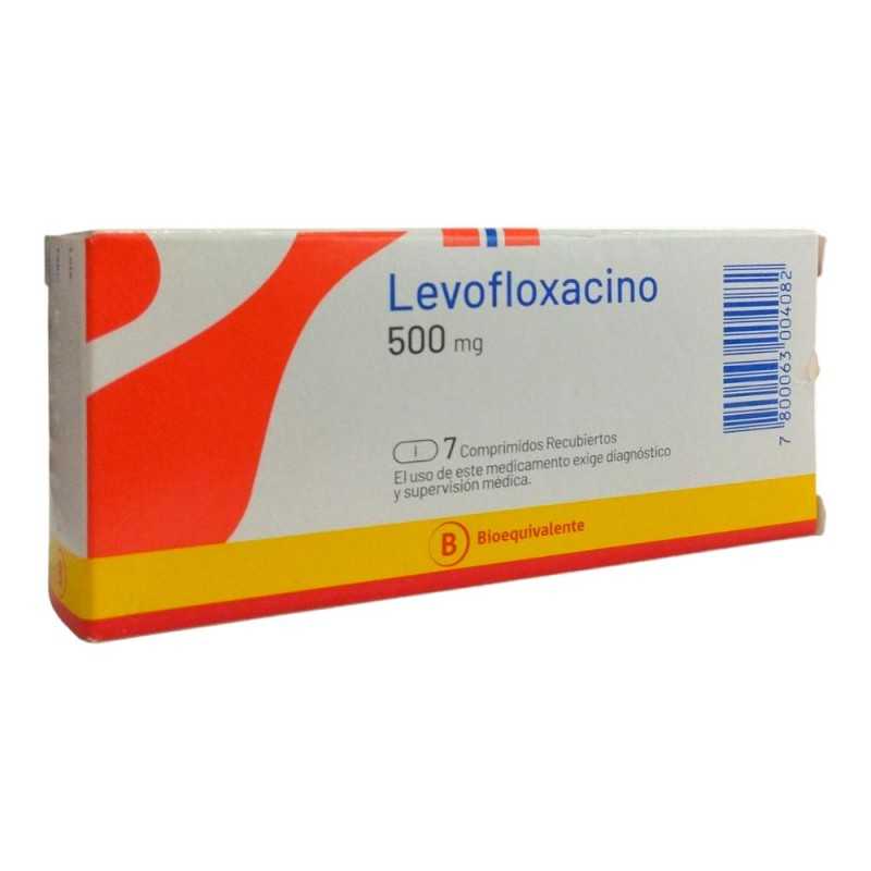 Levofloxacino 500mg x 7 Comprimidos Recubiertos - MINTLAB - Farmacias San Martín