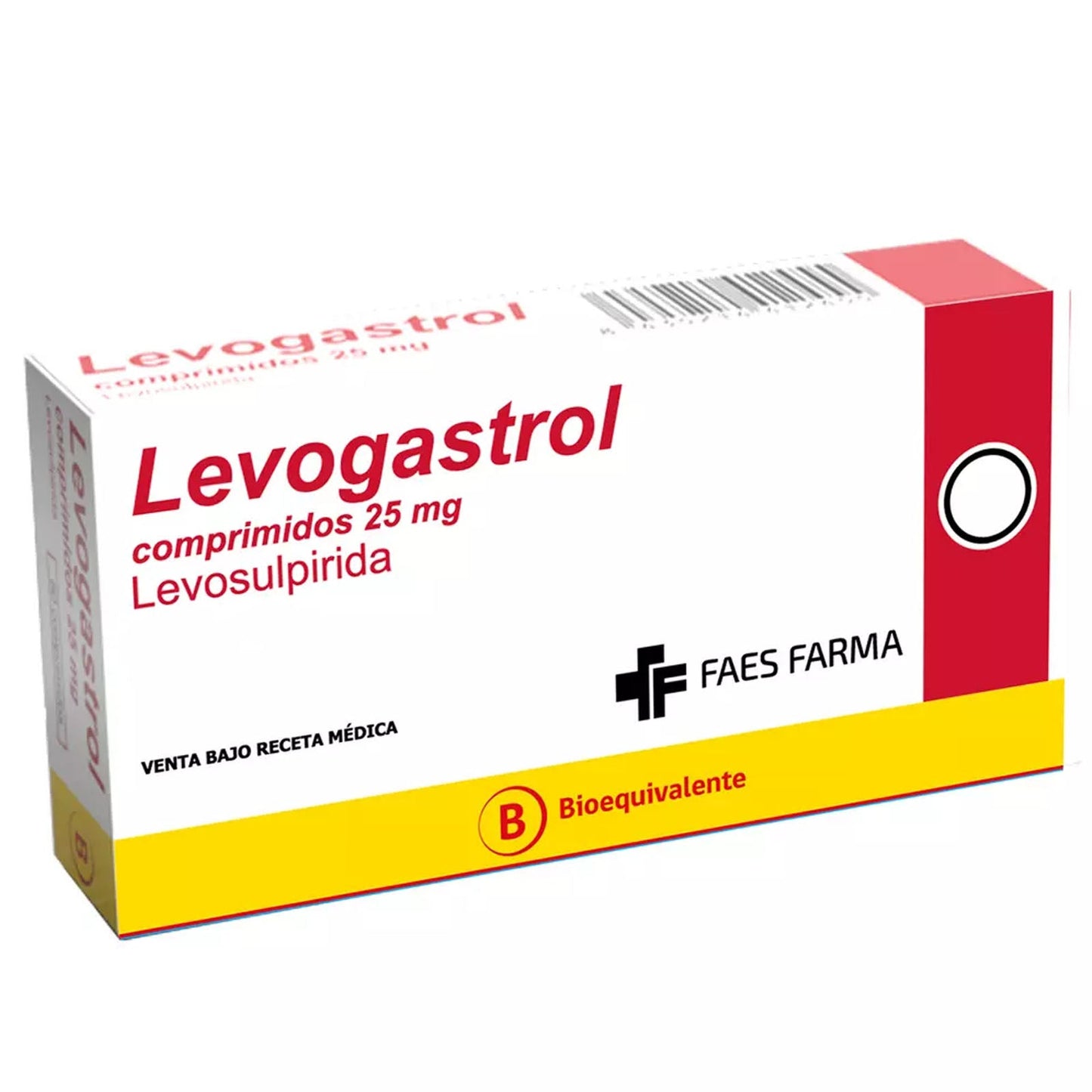 Levogastrol Com 25 mg x 30 Comprimidos - FAES FARMA - Farmacias San Martín