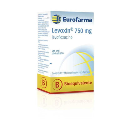 LEVOXIN 750MG X 10