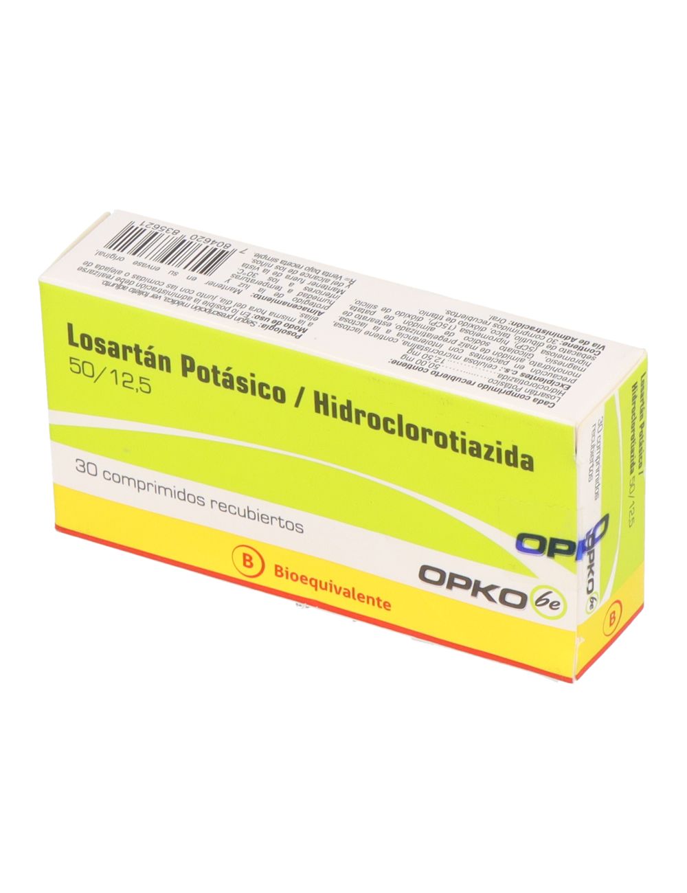 Losartan / Hidroclorotiazida 50/12.5 x 30 - OPKO - Farmacias San Martín
