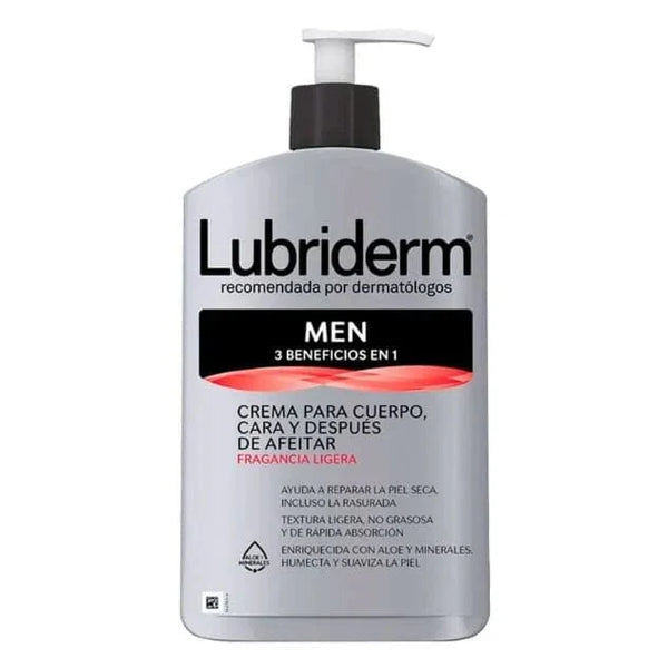 LUBRIDERM CREMA CORPORAL MEN 3 EN 1 400ML